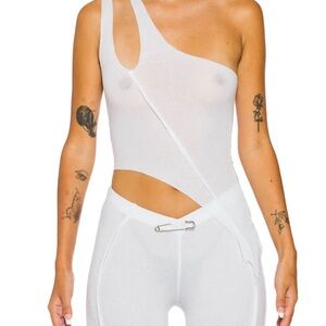 Sami Miro Vintage Asymmetric One Shoulder Tank